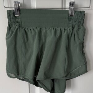 Lululemon Athletica Forest Green Athletic Shorts
